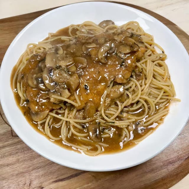 Chicken Marsala.