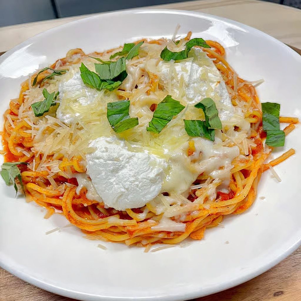 Baked Spaghetti.
