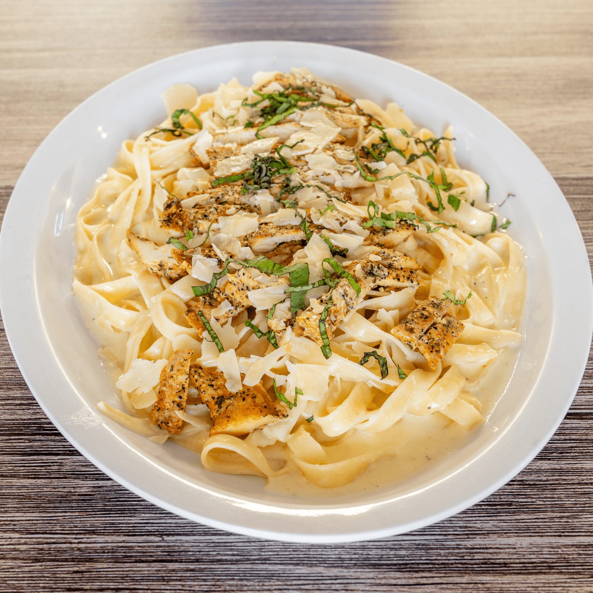 Fettuccine Alfredo.