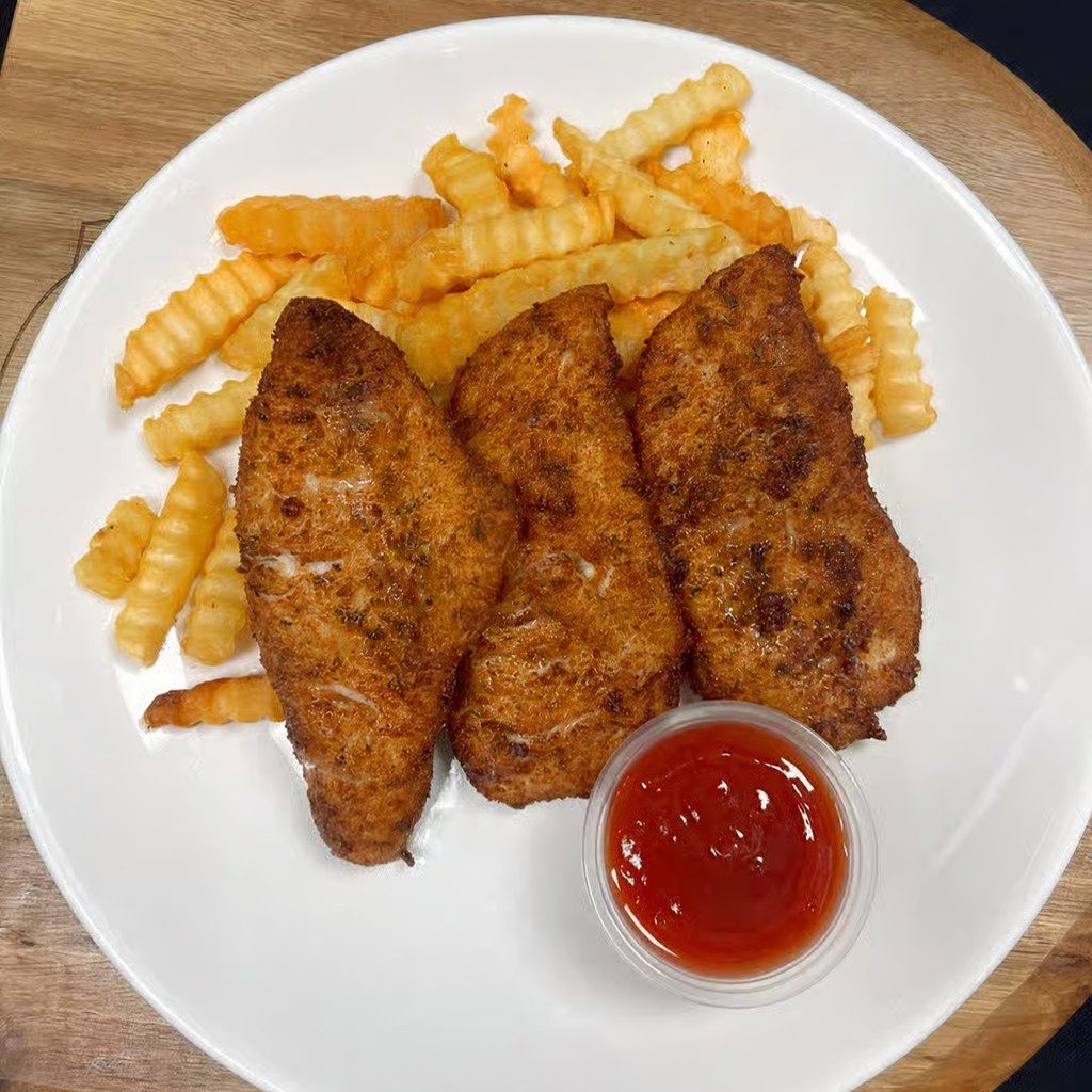 3 Pieces Tenders with Fries.