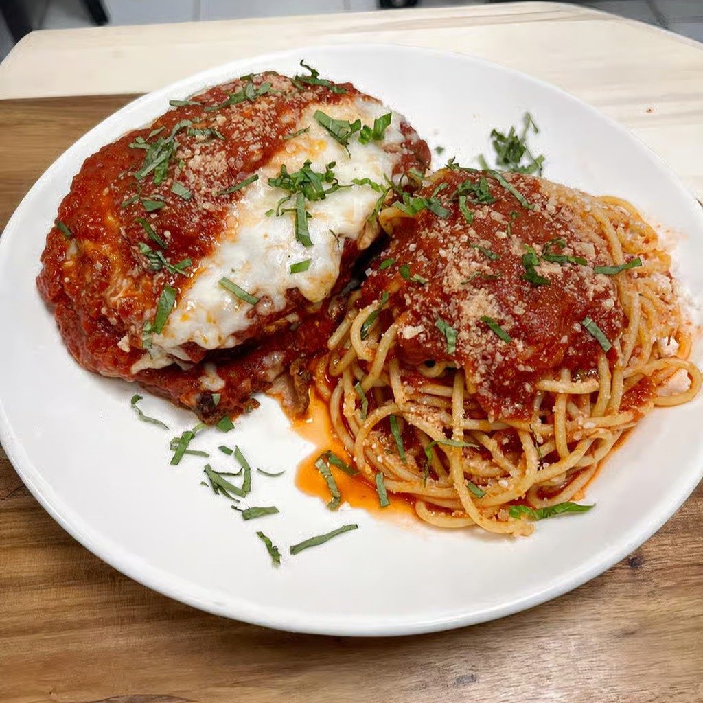 Eggplant Parm Pasta.